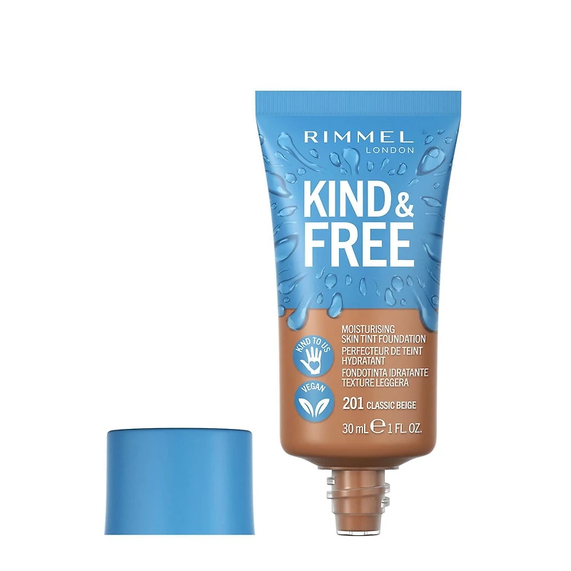 Rimmel KIND & FREE Perfecteur de Teinte 100 % végétalien, formulé avec de la vitamine E