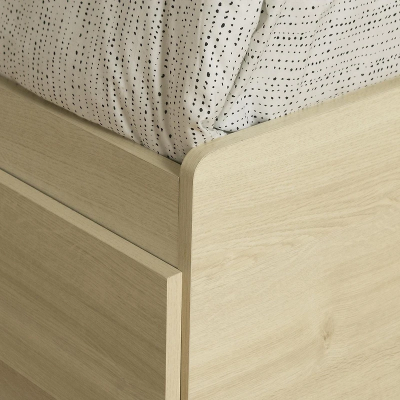 Lit matelot 3 tiroirs Simple, fini Chêne blanchi, collection Noah de Meubles South Shore