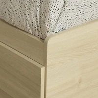 Lit matelot 3 tiroirs Simple, fini Chêne blanchi, collection Noah de Meubles South Shore