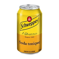 Boisson gazeuse Schweppes soda tonique 12 x 355 ml, Canettes