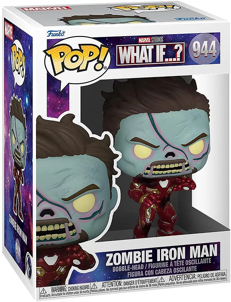 Funko POP Marvel: What If - Zombie Iron Man Figurine En Vinyle