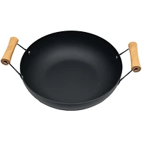 Wok en fer Andoised de Verka, 30cm, sans couvercle