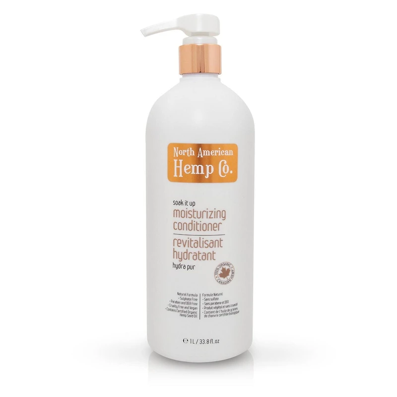 North American Hemp Co. All Natural Moisturizing 1L Hair Care 2pc Set