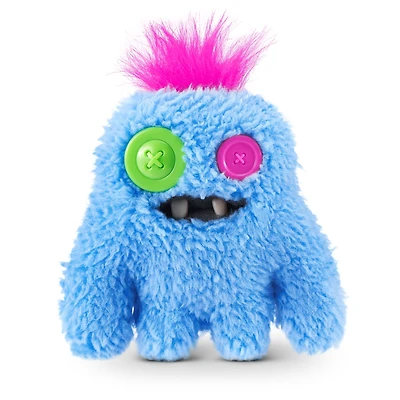 Fuggler Baby Fuggs 3.5-inch Series 4 (SaBQuoosh - blue) by ZURU, Funny Ugly Monster Plush Toy