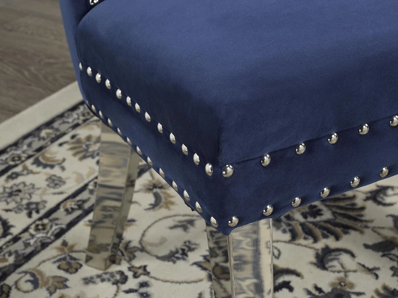 Chaise à Manger Athens, 2 pièces, Bleu