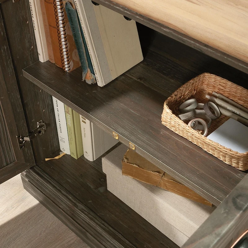 Sauder La Collection Sonnet Springs Meuble d’appoint, Finition Pebble Pine, 435766
