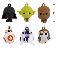 Hallmark Mini Christmas Ornaments (Star Wars Shatterproof), Set of 6