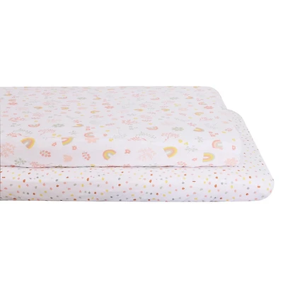 George Baby 2-Pack Jersey Mini Crib Sheets