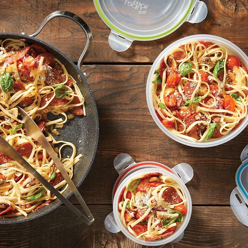 Contenant en Plastique Starfrit LocknLock Easy Match - 47oz/1,4L - Hermétique, Étanche et Emboîtable - Couvercle à Verrouillage 4 Côtés