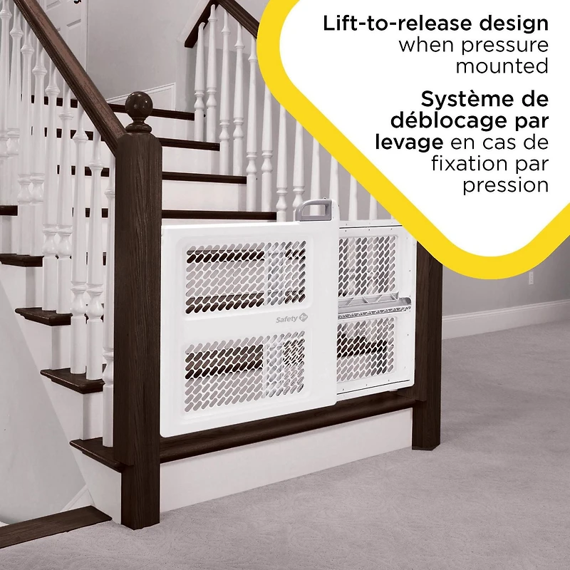 Safety 1ˢᵗ  Barrière à deux modes Barrière de sécurité pour bébé et animal de compagnie