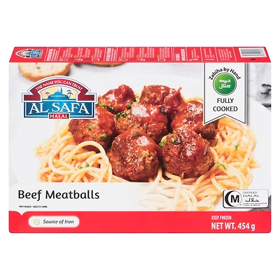 Boulettes de viande de boeuf cuit Al Safa Halal 454g