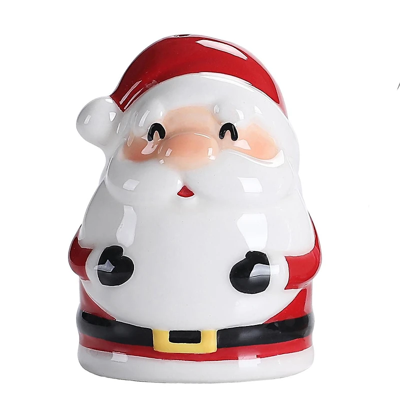Holiday Time Santa Salt & Pepper Shakers