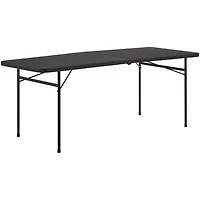 Mainstays Table pliante 6 pieds, noire