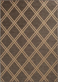 Smithleighs Brown and Cream Woven Area Rug