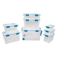Boîte étanche transparent moyenne de 19 litres 19 litres
