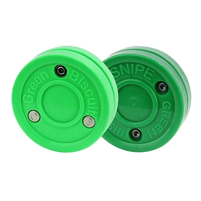 Green Biscuit Training Hockey Pucks Combo