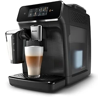Philips 2300 Fully Automatic Espresso Machine with LatteGo Milk Frother, Black