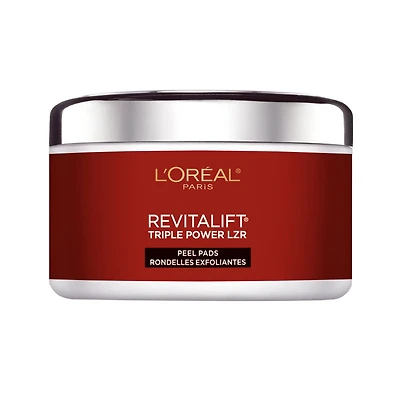 L'Oreal Paris Revitalift Bright Reveal Rondelles Exfoliantes Illuminatrices  avec 10% Complèxe Glycolique, 1 unité