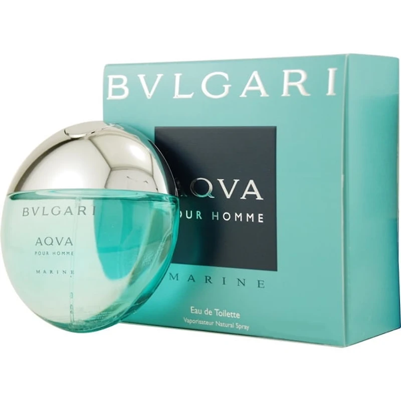 Bvlgari Aqua Marine Pour Homme- Eau De Toilette Spray 3.4 Fluid Ounce
