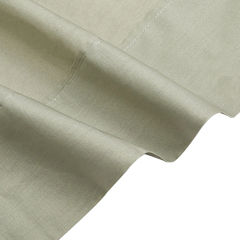 Mainstays Sea Grass Flat Sheet, Double, 180 Thread Count