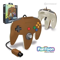 Hyperkin Captain Premium Controller Funtoon Collectors Edition pour N64® (Hero Brown)