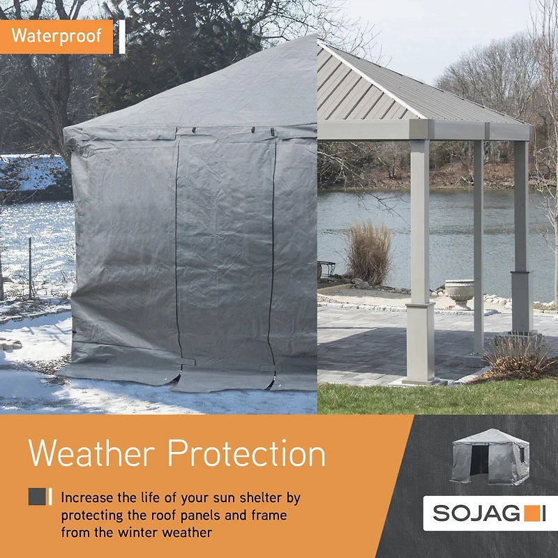 Sojag, toile d'hiver pour abri soleil