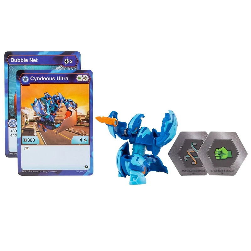 Bakugan, Aquos Cyndeous, Créature transformable à collectionner de 7,5 cm, à partir de 6 ans