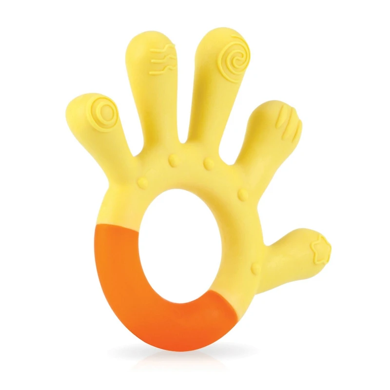 Nuby Lightweight & Easy To Hold 3-Step Baby Teether Set, 3-piece set