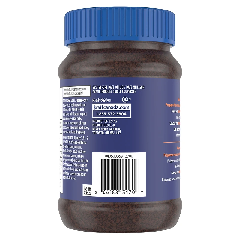 Maxwell House Decaf Instant Coffee, 150g