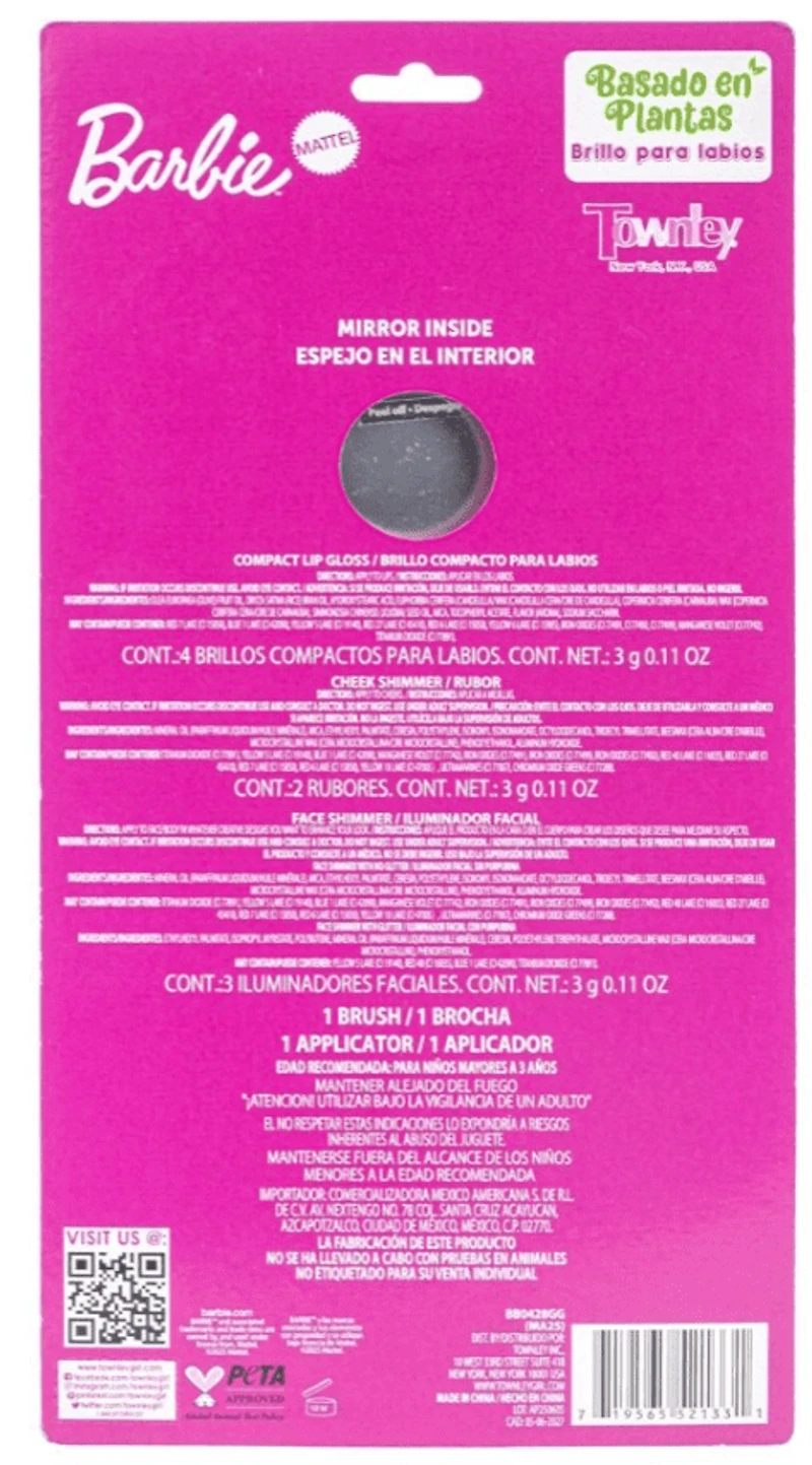 Ensemble coulissant Barbie Circle pour filles de 3 ans et plus