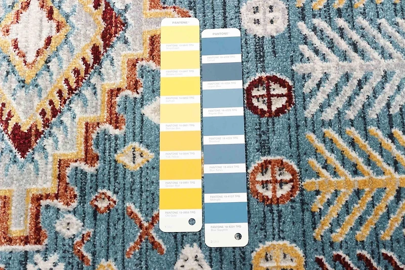 ECARPET Washable Southwestern Area Rug & Runner for Hallway, Living Room, Bedroom