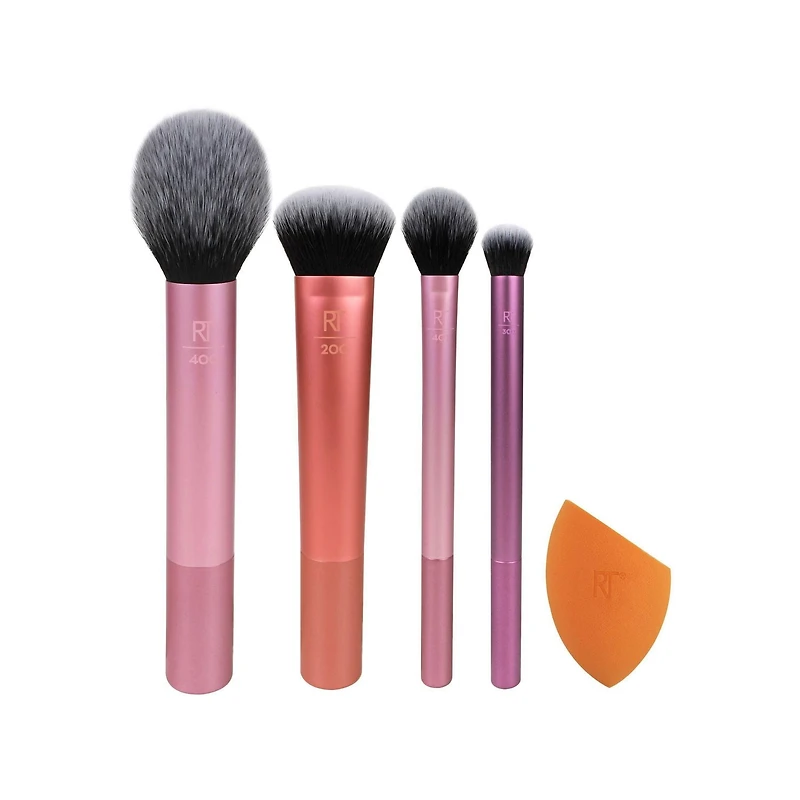 Real Techniques Everyday Essentials + Sponge Kit, 1 kit, 5 pieces