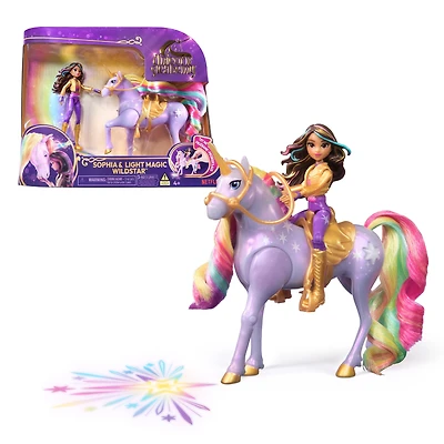 Unicorn Academy, Sophia & Light Magic Wildstar with Rainbow Light-up Effects