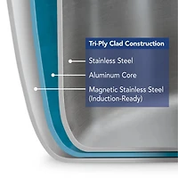 Tramontina Utsava Tri-Ply Clad Stainless Steel Covered Tope Patila