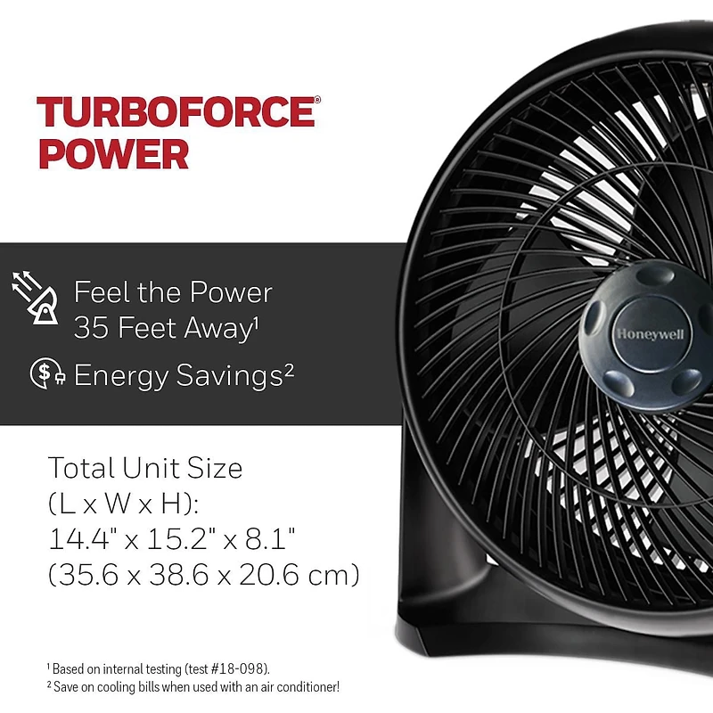 Ventilateur de sol de 10 po TurboForceᴹᴰ HT908CV1 Honeywell