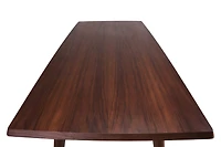 Table Copine rectangulaire couleur noyer