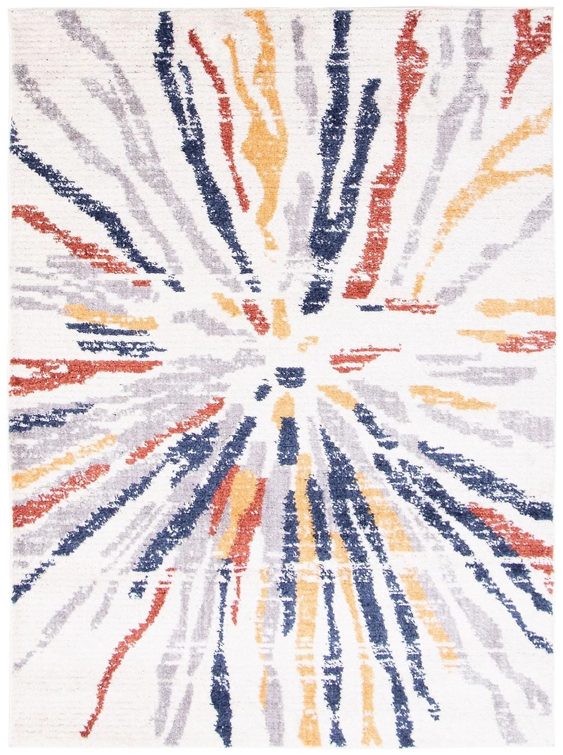 ECARPET Modern Indoor Area Rug, Super Soft & Plush Sunburst Collection
