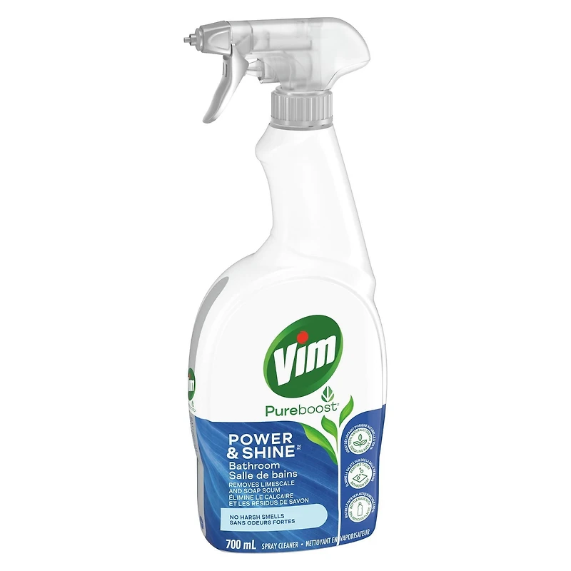 Vim Power & Shine Bathroom Spray Cleaner, 700 ml Spray Cleaner