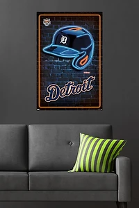 MLB Detroit Tigers - Neon Helmet 23 Wall Poster, 22.375" x 34"