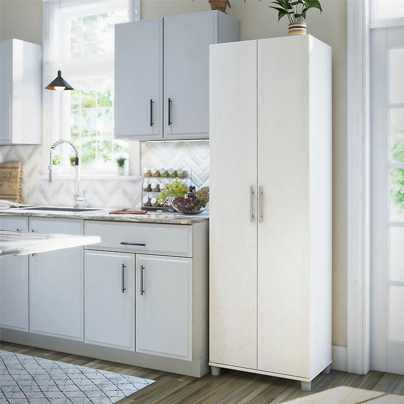 SystemBuild Camberly 24 pouces Armoire de rangement utilitaire, gris graphite