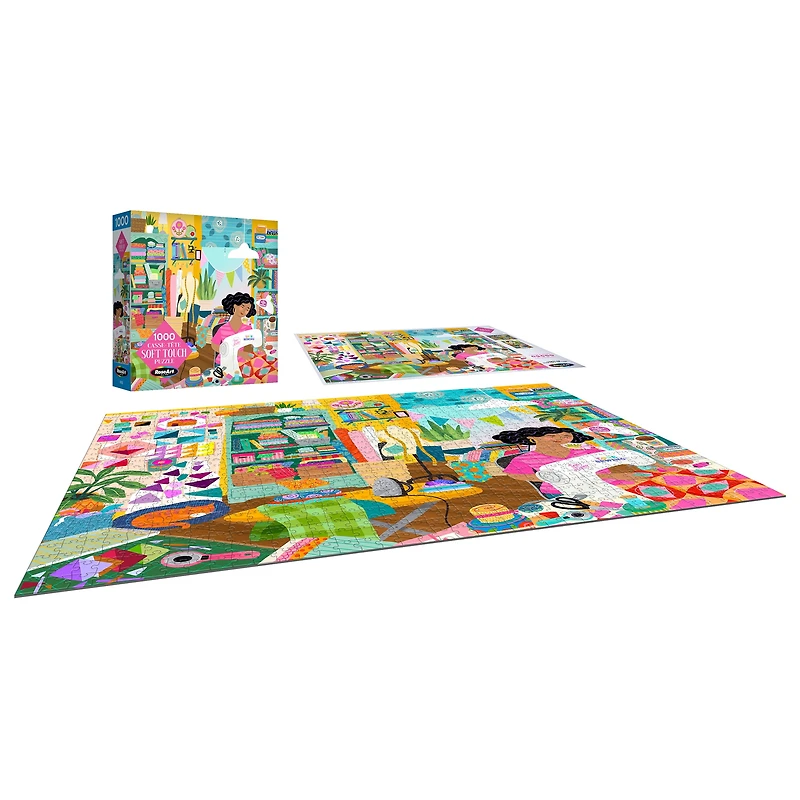 RoseArt - Soft Touch 1000 pièces - Salle de couture- Puzzle emboîtable pour adulte