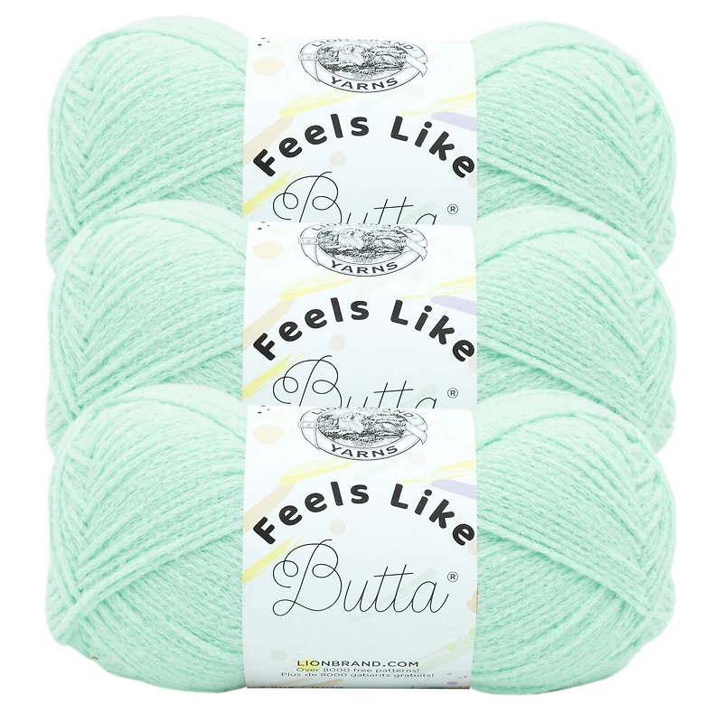 Fil Lion Brand Feels Like Butta® Fil #4 Medium/Worsted 100g/199m 3-Paquet