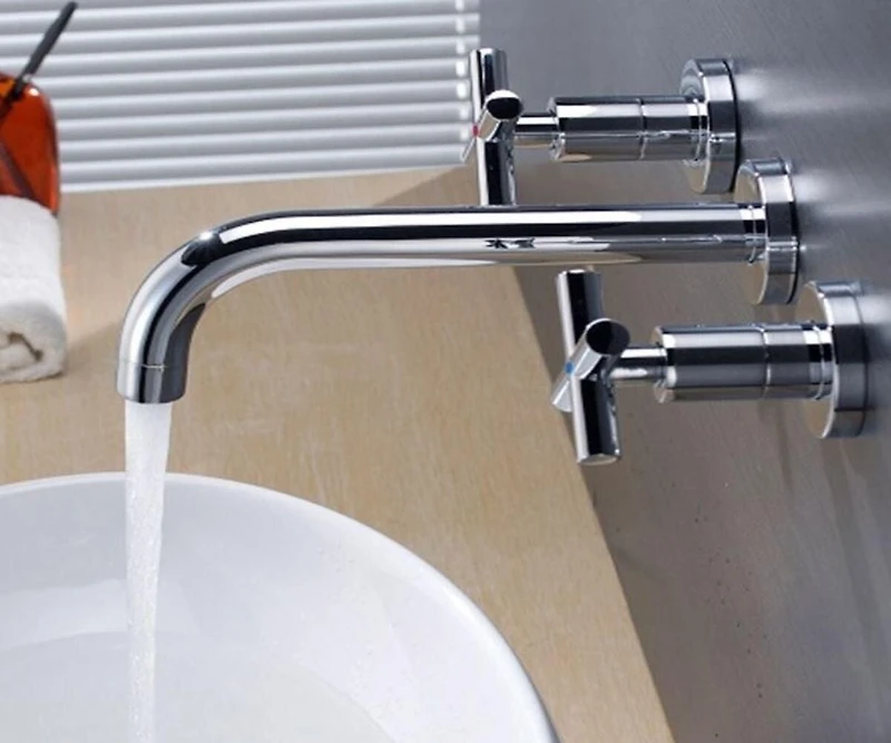 DROP Bath and Kitchen DR091188 Undermount Bathroom Sink Set