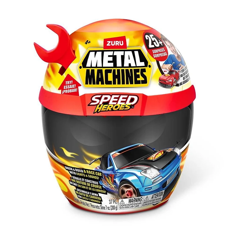 Metal Machines Speed Heroes by Zuru, build and race your own race car