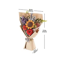 Rolife DIY Wooden Flower Bouquet 3D Wooden Puzzle TW01H