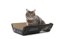 Lit de carton d'ondulation Omega Paw pour chats 16" x 16" x 5"