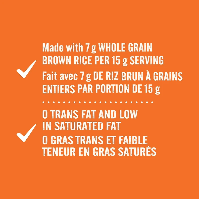 Quaker Crispy Minis Croustilles de Riz Cheddar fermier 100g