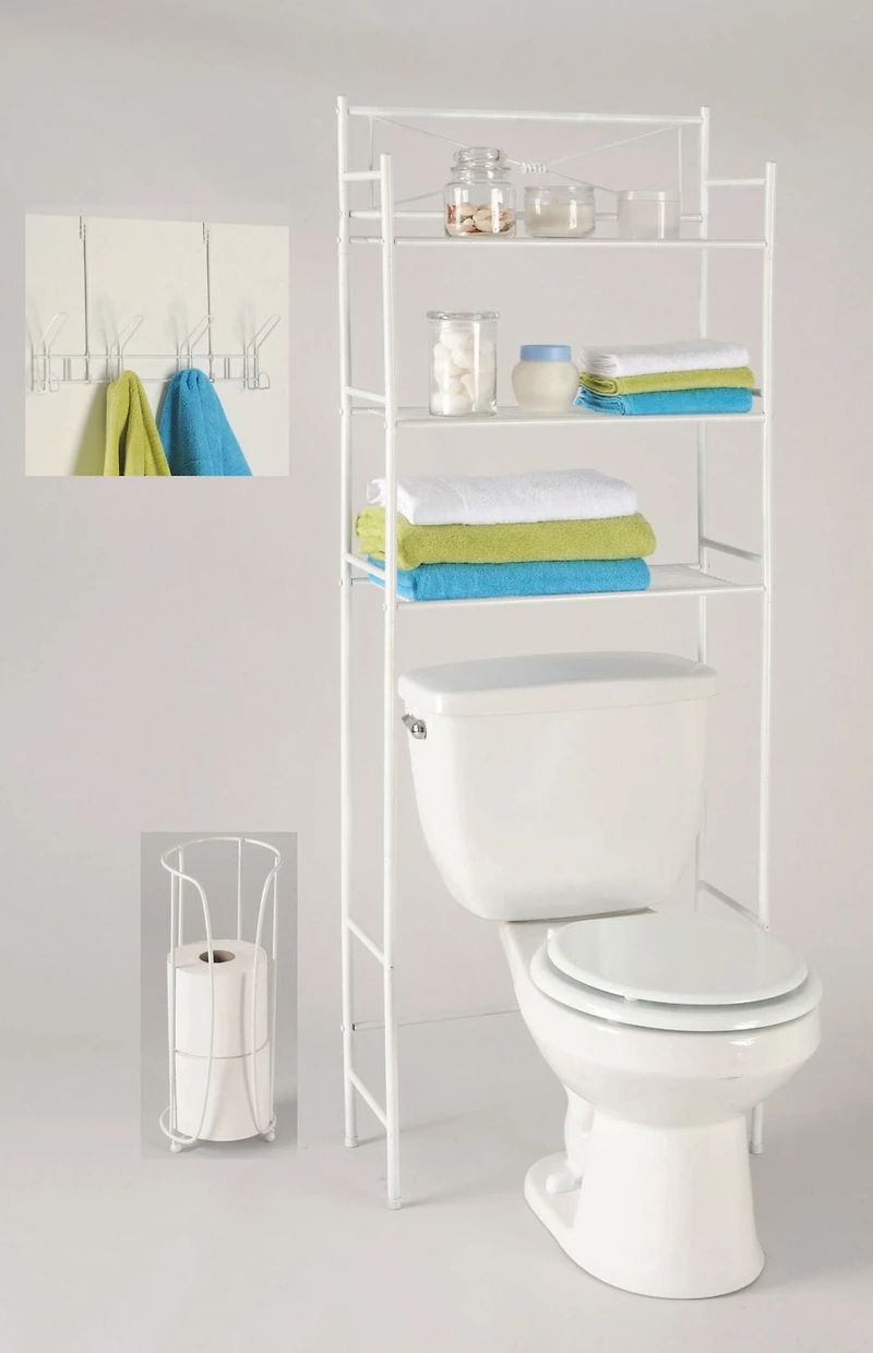Exquisite 3 Piece Bathroom Organizer Set