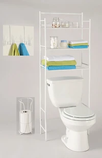 Exquisite 3 Piece Bathroom Organizer Set
