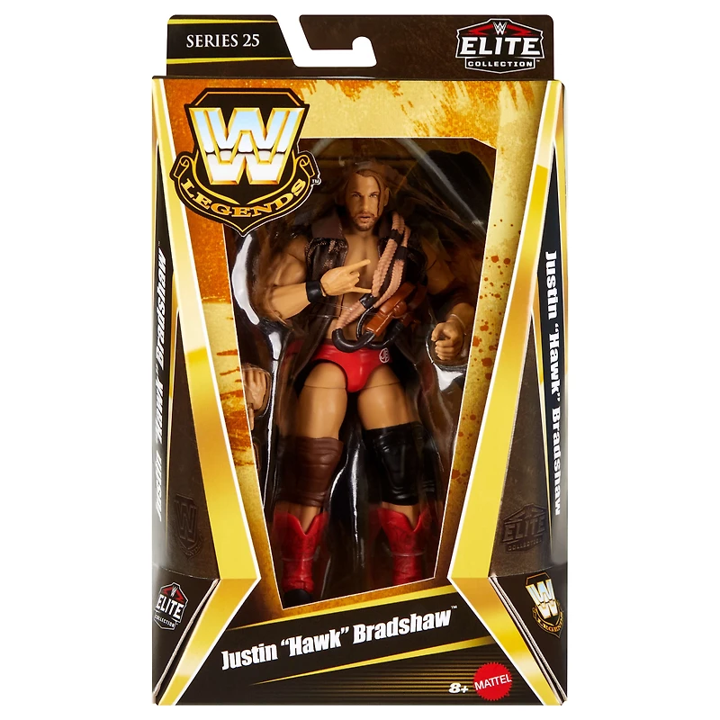 WWE Collection Elite Legends Série 25 Justin Hawk Bradshaw - Exclusivité Walmart